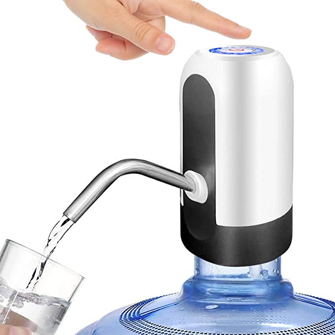 Water Bottle Pump, USB Charging Portable Electric مضخة زجاجة مياه شحن كهربائي