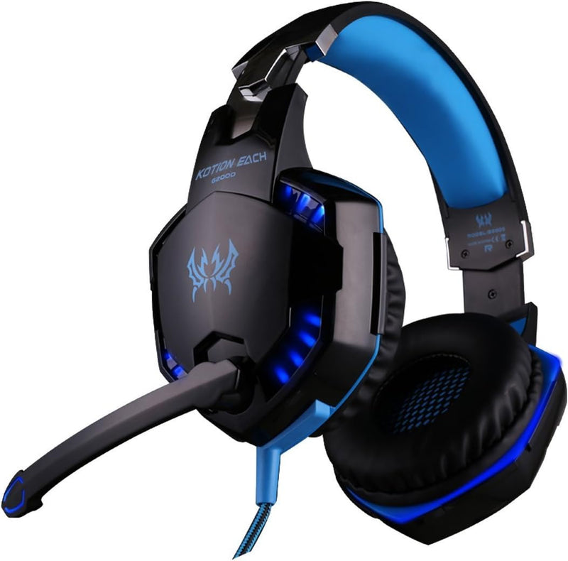 KOTION G2000 gaming headset with microphone سماعة اذن للالعاب من كوشن G2000 مع ميكروفون